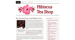 Desktop Screenshot of hibiscusteashop.com